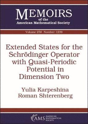 Extended States for the Schrodinger Operator with Quasi-Periodic Potential in Dimension Two 1