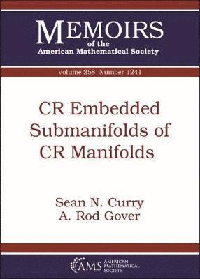 bokomslag CR Embedded Submanifolds of CR Manifolds