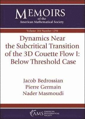 Dynamics Near the Subcritical Transition of the 3D Couette Flow I 1