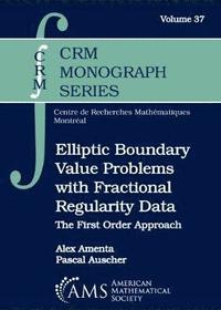 bokomslag Elliptic Boundary Value Problems with Fractional Regularity Data
