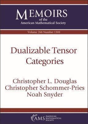 Christopher L. Douglas, Christopher Schommer-Pries, Noah Snyder - Dualizable Tensor Categories, Häftad