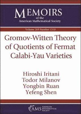 Gromov-Witten Theory of Quotients of Fermat Calabi-Yau Varieties 1