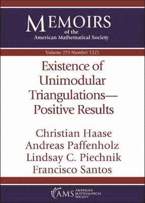 bokomslag Existence of Unimodular Triangulations-Positive Results