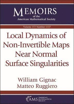 Local Dynamics of Non-Invertible Maps Near Normal Surface Singularities 1