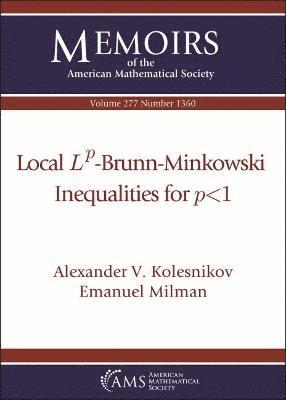 Local Lp -Brunn-Minkowski Inequalities for p &lt; 1 1