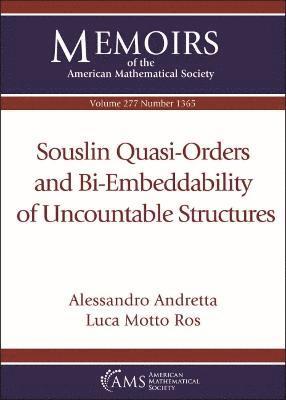 Souslin Quasi-Orders and Bi-Embeddability of Uncountable Structures 1