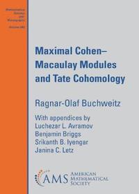 bokomslag Maximal Cohen-Macaulay Modules and Tate Cohomology