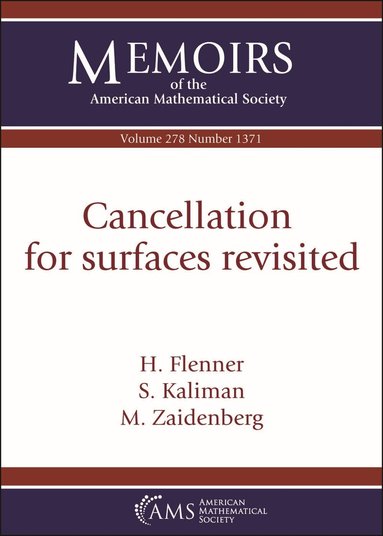 H. Flenner, S. Kaliman, M. Zaidenberg - Cancellation for Surfaces Revisited, Häftad