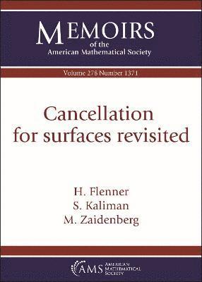 bokomslag Cancellation for surfaces revisited