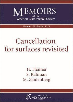 Cancellation for surfaces revisited 1