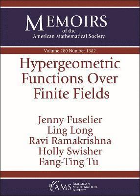 Hypergeometric Functions Over Finite Fields 1