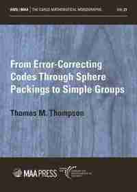 bokomslag From Error-Correcting Codes Through Sphere Packings to Simple Groups