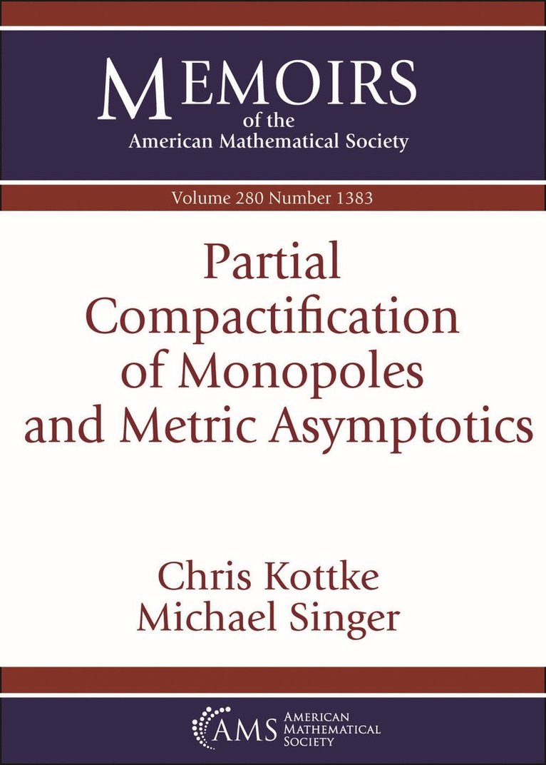 Partial Compactification of Monopoles and Metric Asymptotics 1