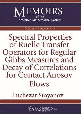 Spectral Properties of Ruelle Transfer Operators for Regular Gibbs Measures and Decay of Correlations for Contact Anosov Flows 1