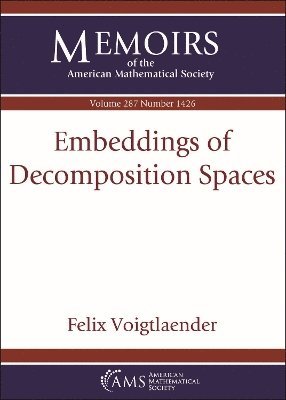 Embeddings of Decomposition Spaces 1