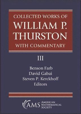 bokomslag Collected Works of William P. Thurston with Commentary, III