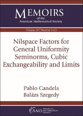 bokomslag Nilspace Factors for General Uniformity Seminorms, Cubic Exchangeability and Limits