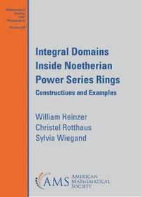 bokomslag Integral Domains Inside Noetherian Power Series Rings