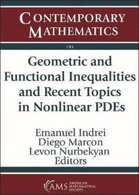 bokomslag Geometric and Functional Inequalities and Recent Topics in Nonlinear PDEs