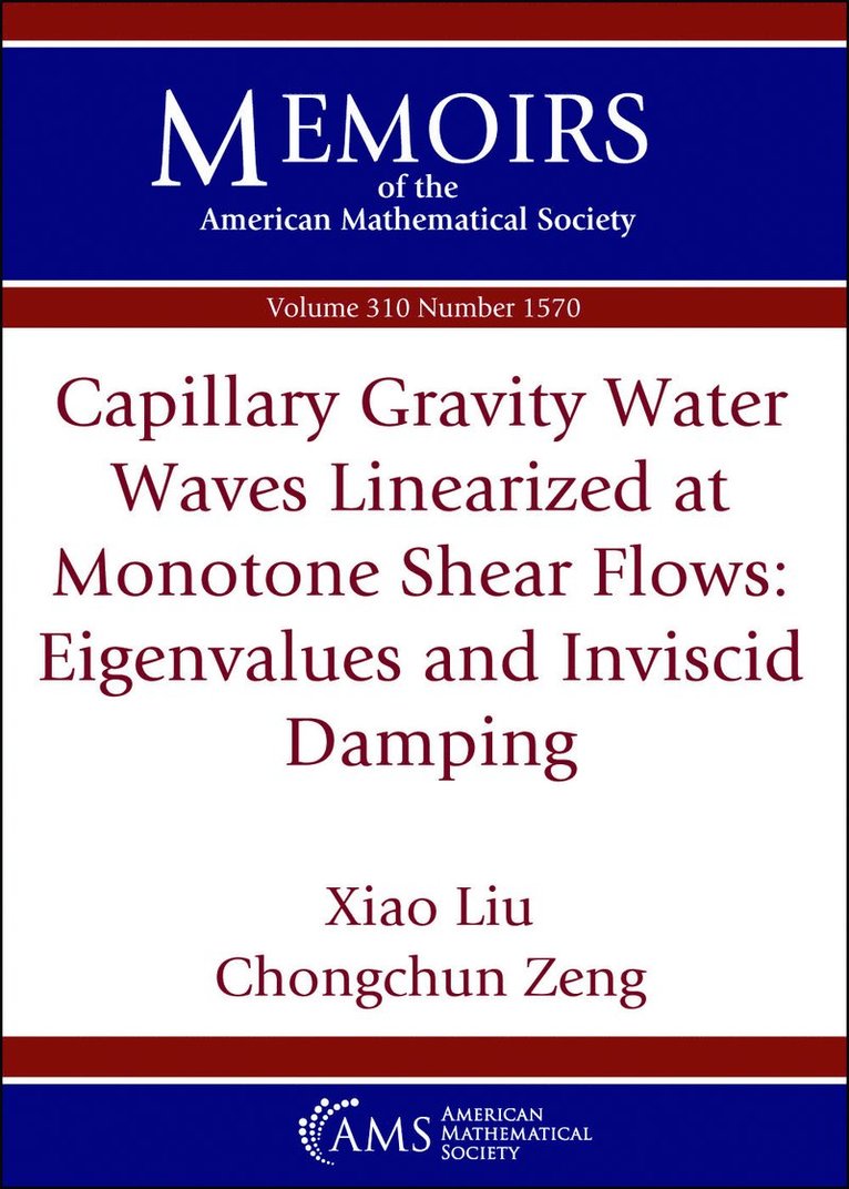 Capillary Gravity Water Waves Linearized at Monotone Shear Flows