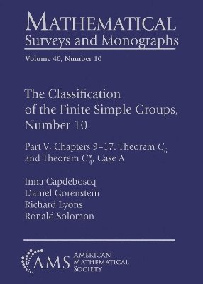 The Classification of the Finite Simple Groups, Number 10 1