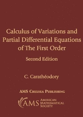 bokomslag Calculus of Variations and Partial Differential Equations of First Order