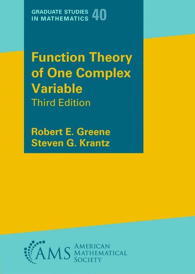 Robert E. Greene, Jean-Pierre Serre - Function Theory of One Complex Variable, Häftad