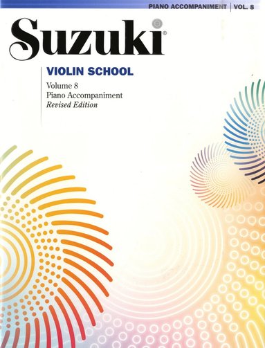 bokomslag Suzuki Violin School Piano Acc 8 Rev