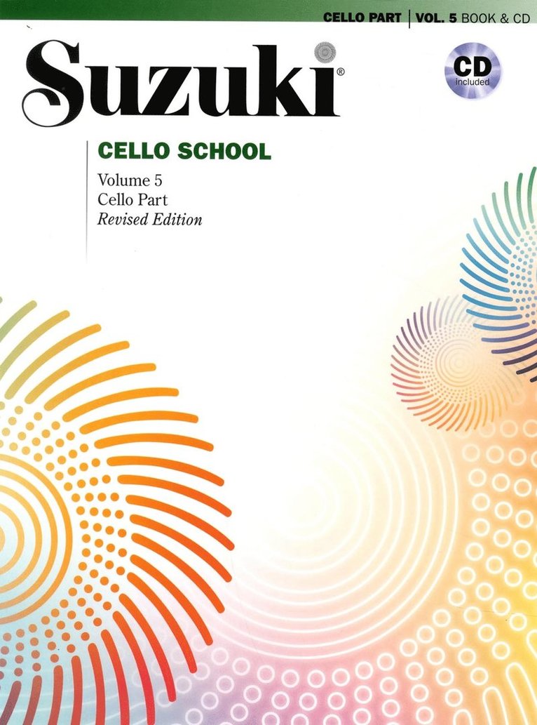 Shinichi Suzuki - Suzuki Cello school. Vol 5, book and CD, Häftad