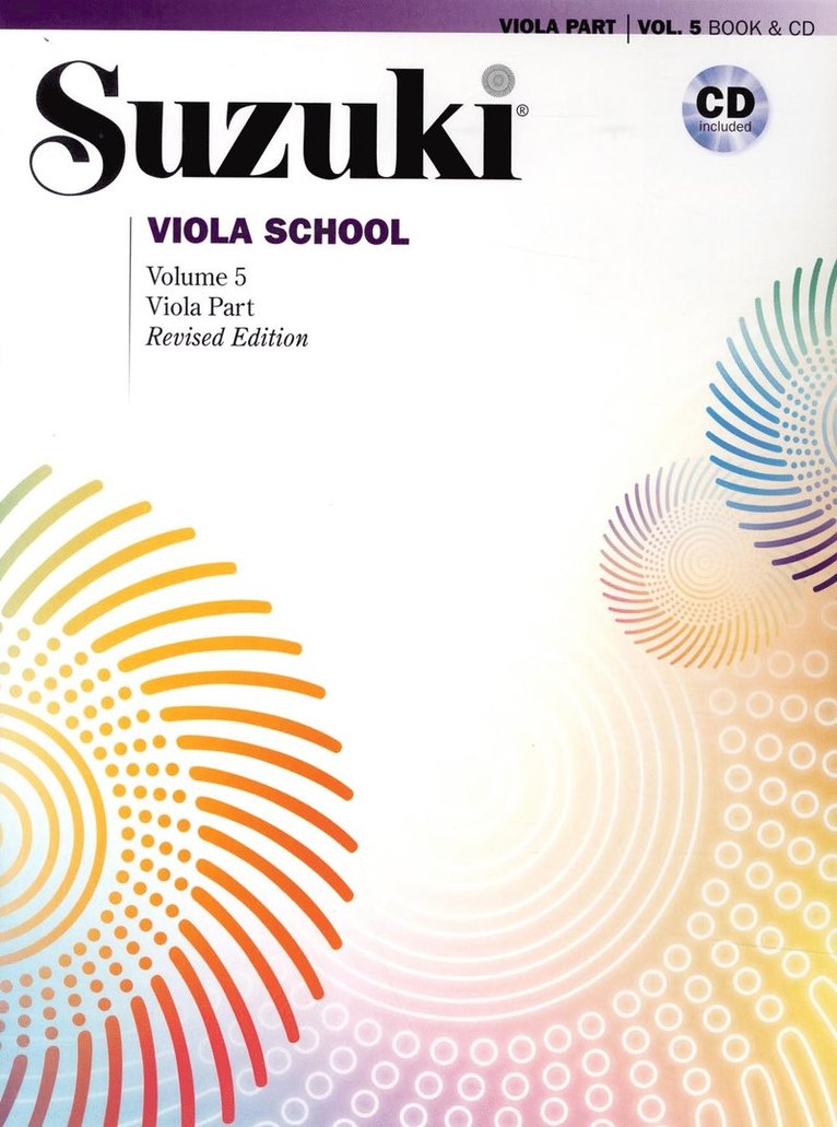 Suzuki Viola school 5 bk / cd kombo, Häftad