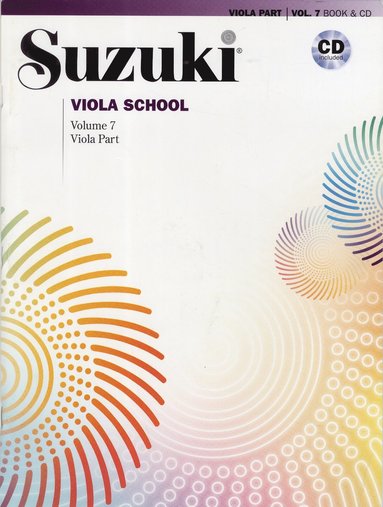 bokomslag Suzuki Viola school 7 bok/cd kombo