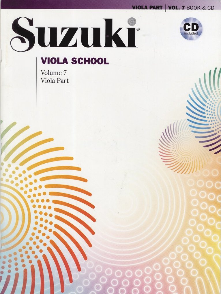 Suzuki Viola School, Vol 7: Viola Part, Book & CD [With CD (Audio)] 1