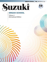 bokomslag Suzuki Organ School vol 4 bok/cd