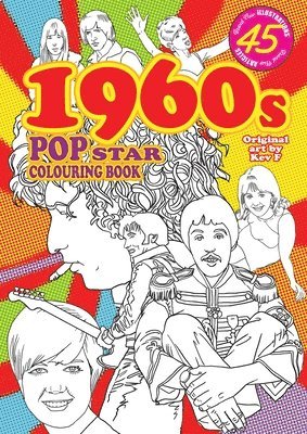 1960s Pop Star Colouring Book 1
