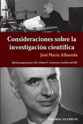 bokomslag Consideraciones sobre la investigacion cientifica