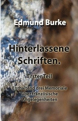 bokomslag Hinterlassene Schriften. Erster Teil