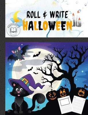 ROLL AND WRITE HALLOWEEN ACTIVITY FOR KIDS. FLEXIBLE COVER WITH PERFECT SIZE 7.5X9.8. Perfect gift for Halloween 1