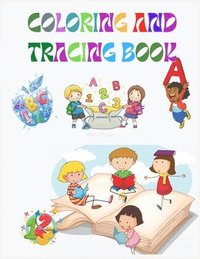 bokomslag Coloring and Tracing for Preschoolers Book