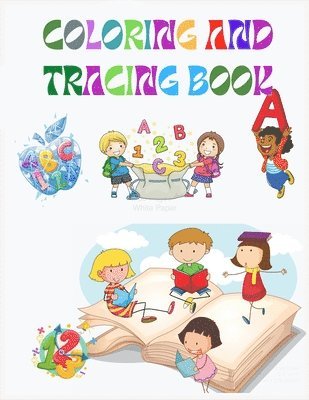 bokomslag Coloring and Tracing for Preschoolers Book