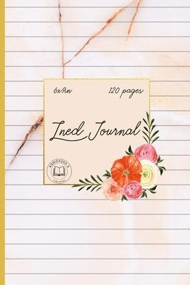 Pastel Flowers Theme Lined Journal 6x9 in 120 pages 1