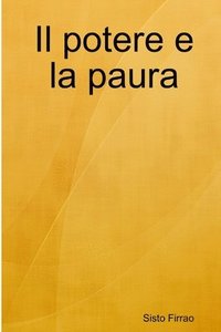 bokomslag potere e la paura