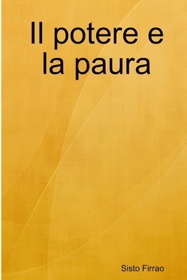 bokomslag potere e la paura