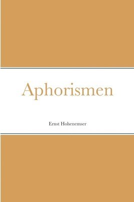 Aphorismen 1