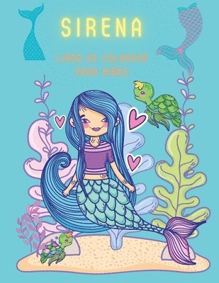 bokomslag Sirena Libro de colorear para nios