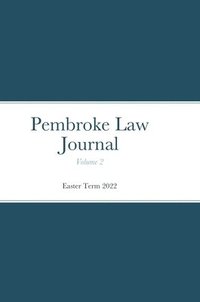 bokomslag Pembroke Law Journal Volume 2