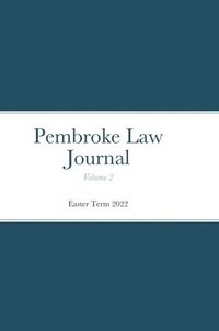 bokomslag Pembroke Law Journal Volume 2