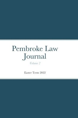 Pembroke Law Journal Volume 2 1