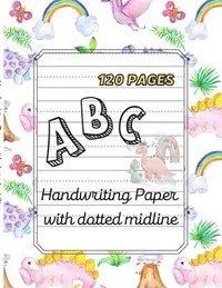bokomslag ABC Handwriting paper with dotted midline.