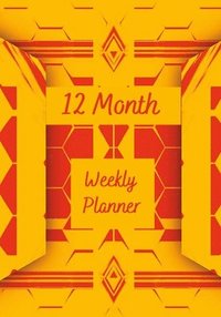 bokomslag 12 Month weekly planner
