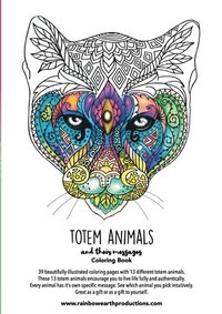 bokomslag Totem Animals Coloring Book